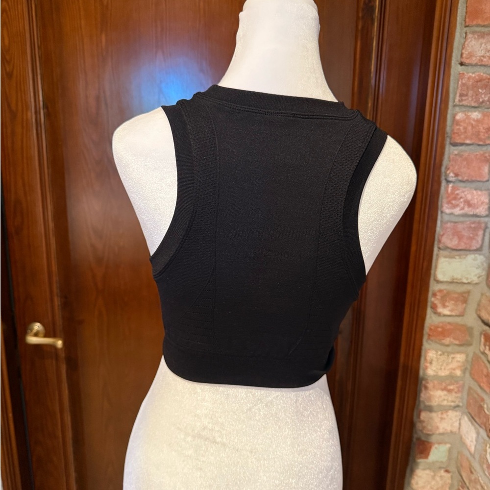 Marlboro Black Sleeveless Top with Logo - Picture 2 of 2